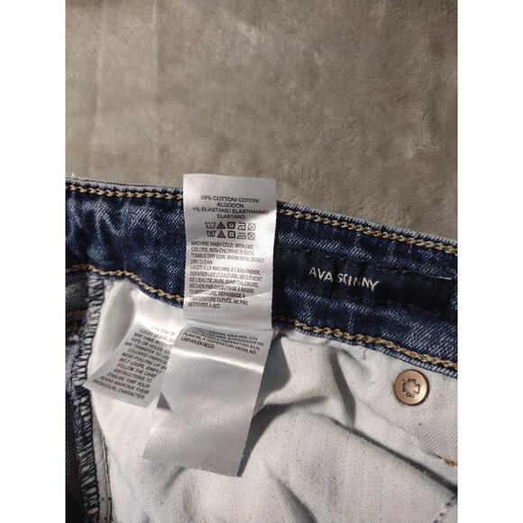 Lucky Brand Jeans Womens Blue Light Wash Ava Mid Rise Button Fly Ankle 10/30 - Picture 11 of 11